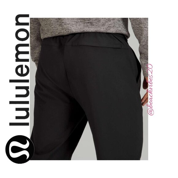 LULULEMON ATHLETICA Men's ABC Pull-On Pant Medium Black EUC LL-218 - Picture 5 of 11
